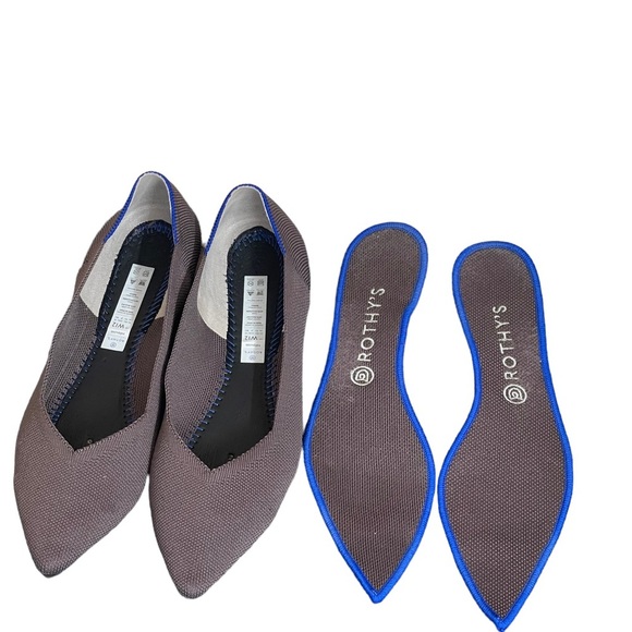 Rothy's Sz 12 The Point Flat Mink
Dusty grey Shoes Retired Color
Pointed Toe - Picture 7 of 12